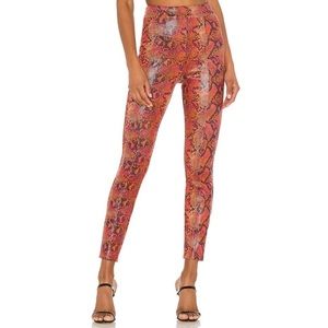 H:OURS SNAKE HIGH WAISTED PANTS